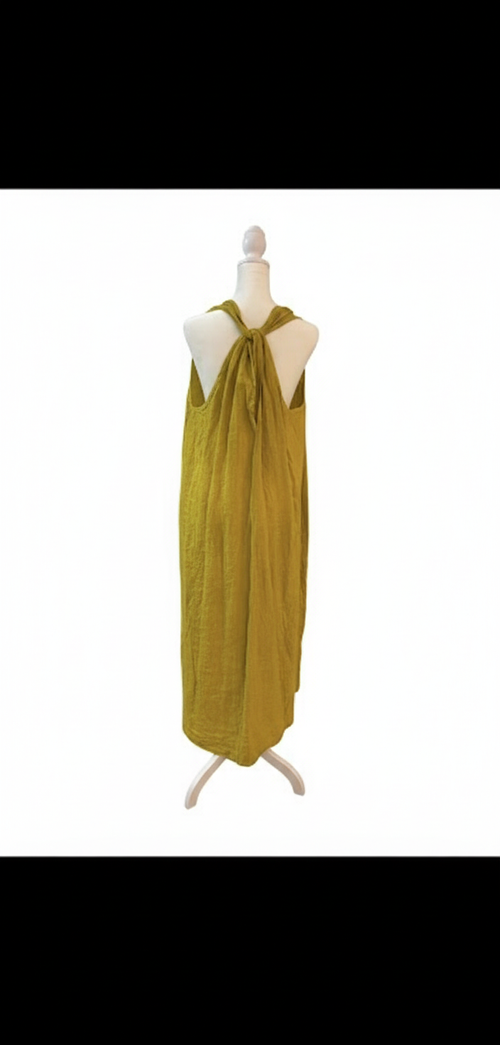 Mustard Linen dress